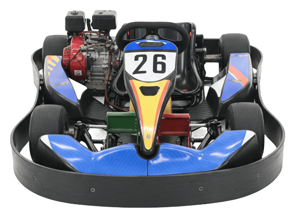 Kart Cadetes 5.5 HP — El kart ideal para los más chicos. Velocidad controlada y mucha diversión.